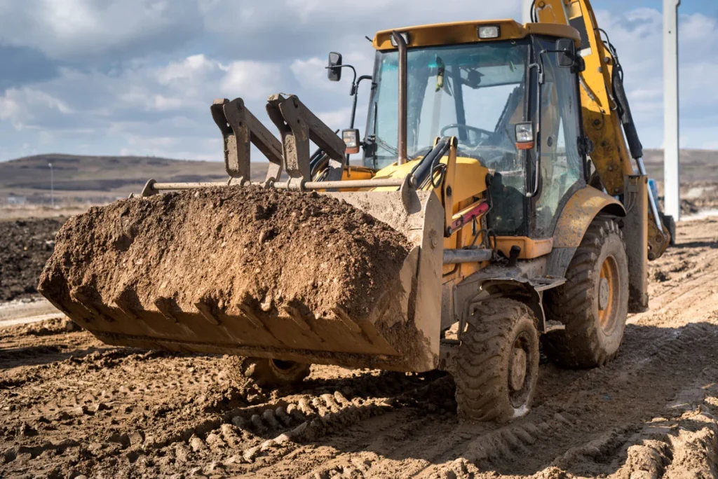 Articulated Dump Truck (ADT) used for earth-moving projects
